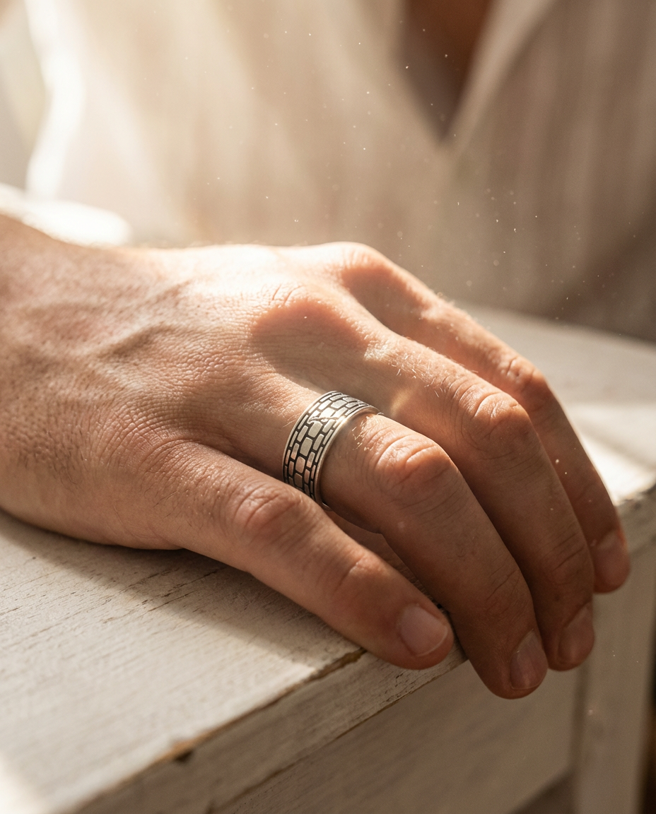 Fortis - Duvar Figürlü Erkek Yüzük