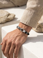 Napoli Manetta - Hakiki Deri Erkek Bileklik