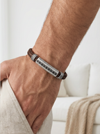 Floransa Striscia - Hakiki Deri Erkek Bileklik