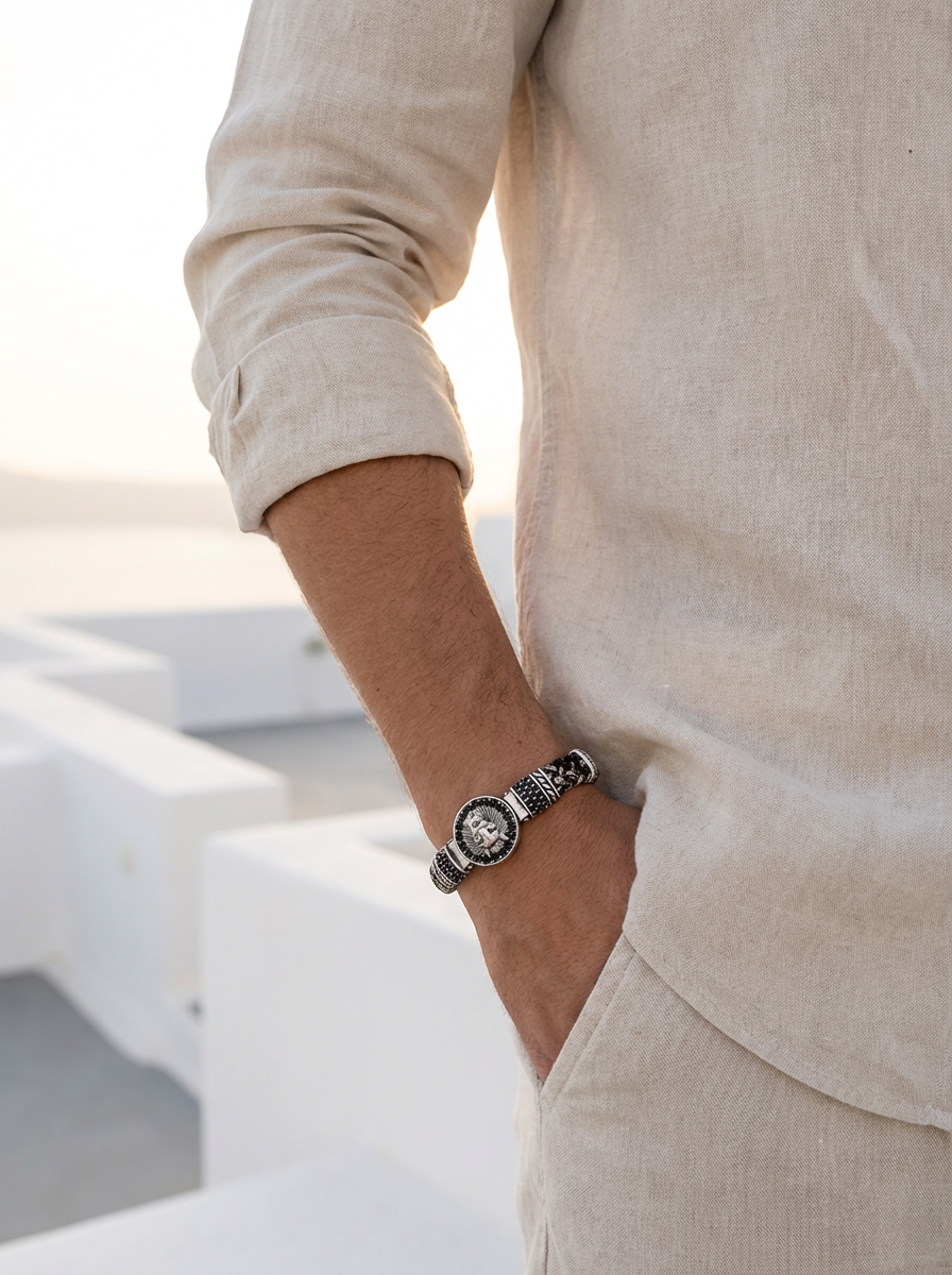 Milano Leone - Hakiki Deri Erkek Bileklik