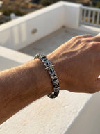 Roma Stella - Hakiki Deri Erkek Bileklik