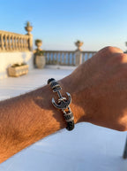 Venedik Ancora - İtalyan Deri Bileklik