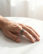 Forge – Gücün Örgüsü Ayarlanabilir Çelik Erkek Yüzük