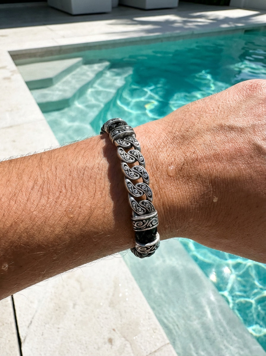 Torino Catena - Hakiki Deri Erkek Bileklik