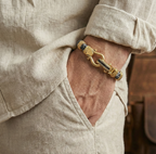 Napoli Manetta - Hakiki Deri Erkek Bileklik