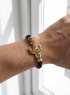 Venedik Ancora - Hakiki Deri Erkek Bileklik