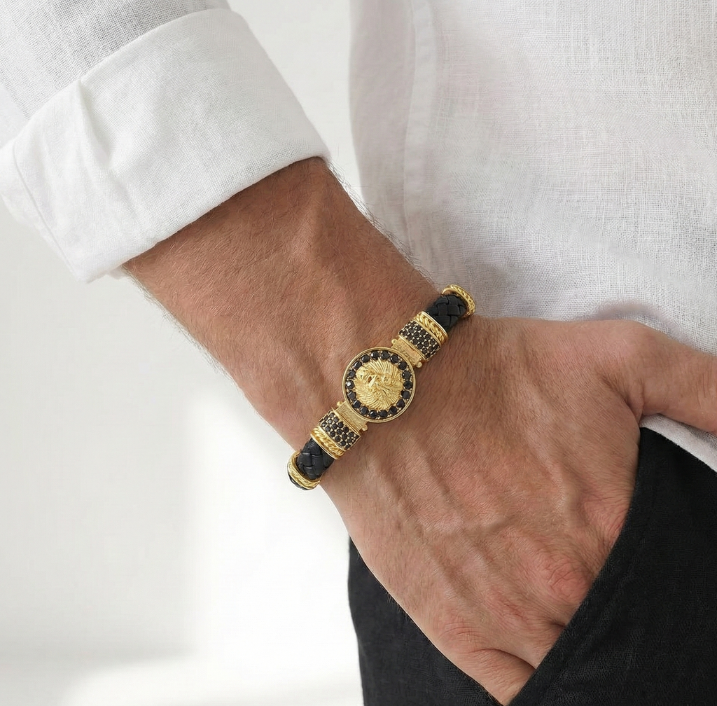 Milano Leone - Hakiki Deri Erkek Bileklik