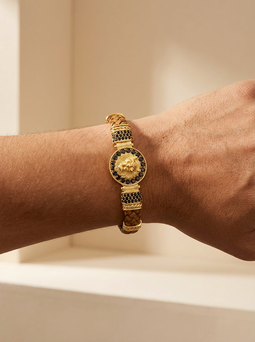 Milano Leone - Hakiki Deri Erkek Bileklik