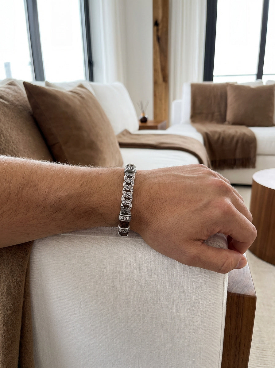 Torino Catena - Hakiki Deri Erkek Bileklik