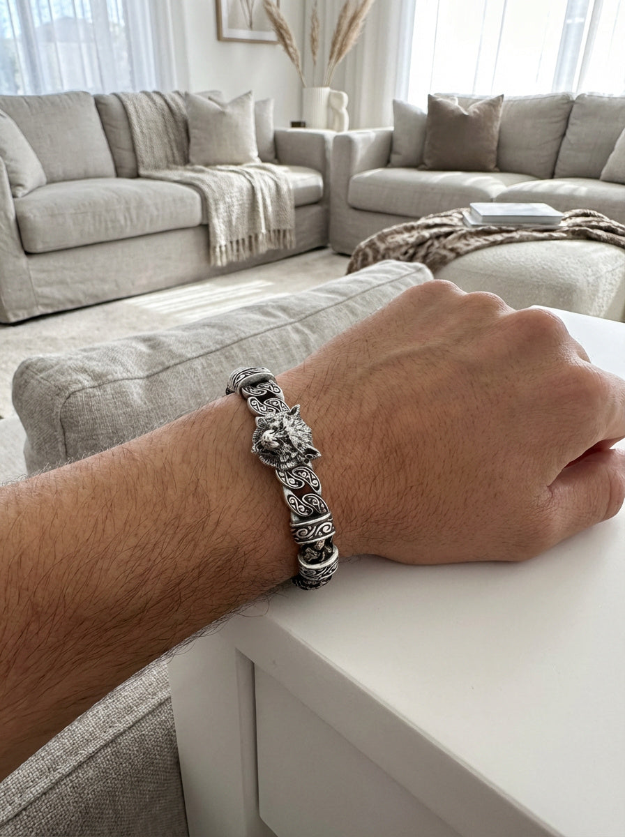 Verona Lupo - Hakiki Deri Erkek Bileklik