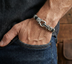 Napoli Manetta - Hakiki Deri Erkek Bileklik