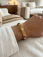 Roma Stella - Hakiki Deri Erkek Bileklik