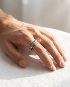 Atatürk İmzası Figürlü Erkek Yüzük