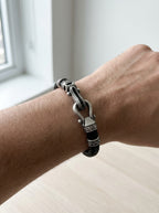 Napoli Manetta - Hakiki Deri Erkek Bileklik