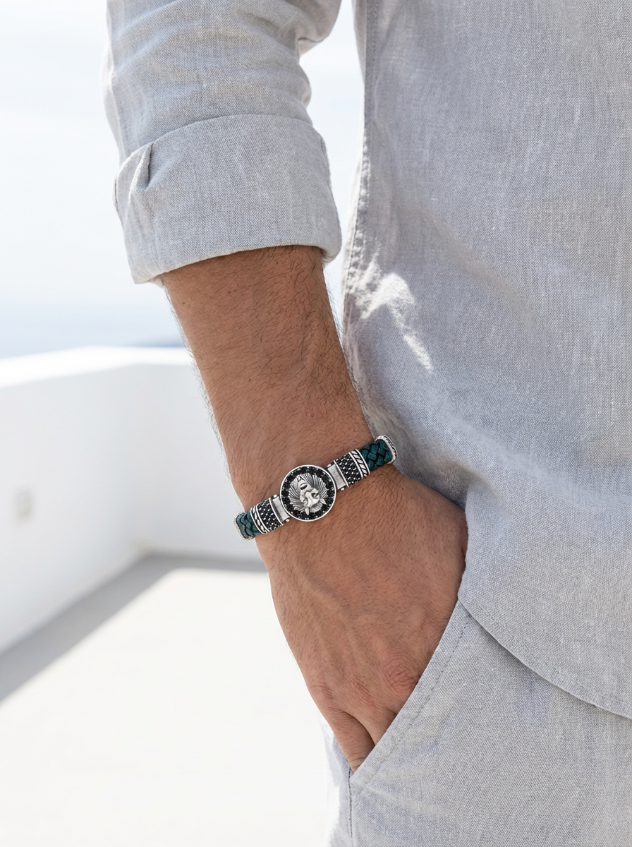 Milano Leone - Hakiki Deri Erkek Bileklik