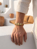 Cenova Bussola - Hakiki Deri Erkek Bileklik