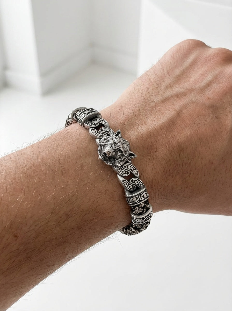 Verona Lupo - Hakiki Deri Erkek Bileklik