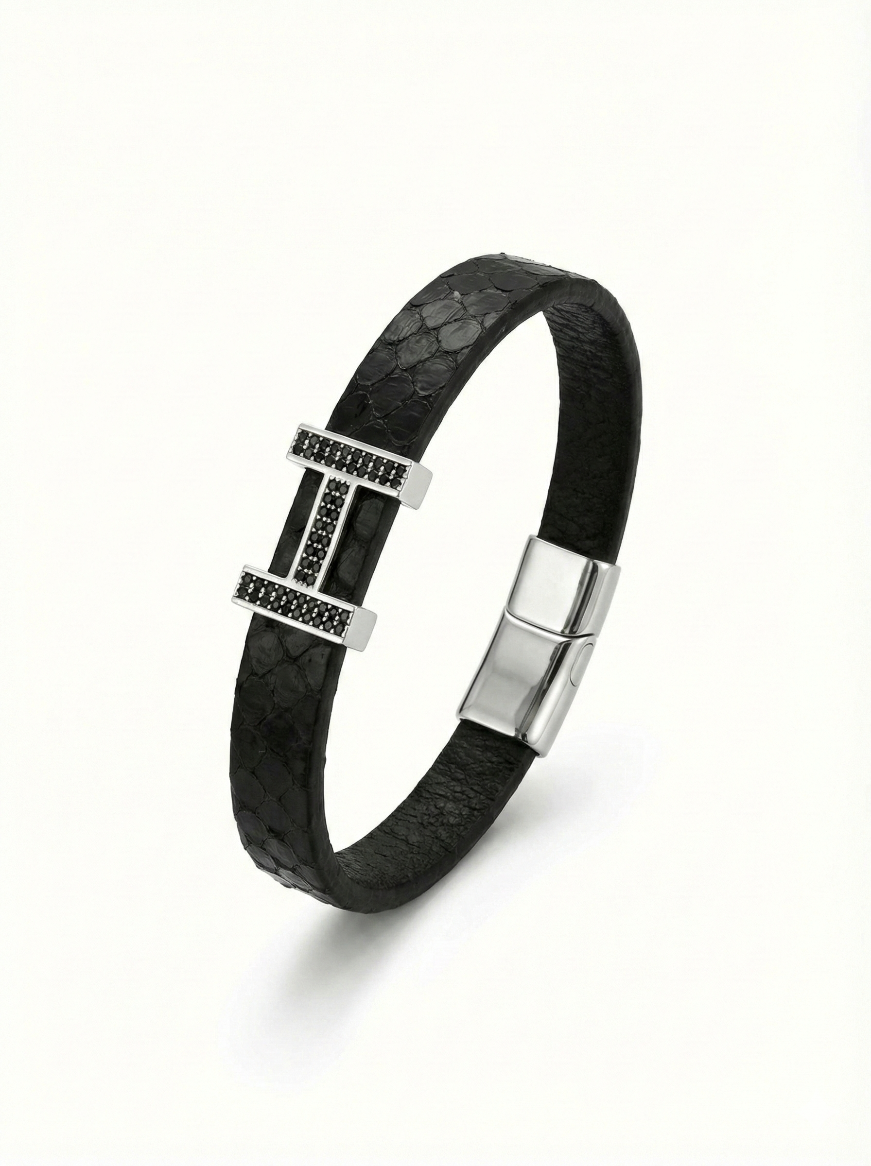 Serpente- İtalyan Yılan Derisi Bileklik