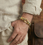 Napoli Manetta - Hakiki Deri Erkek Bileklik