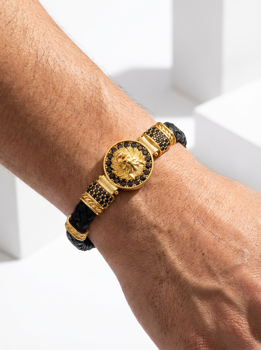 Milano Leone - Hakiki Deri Erkek Bileklik