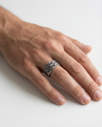 Forge – Gücün Örgüsü Ayarlanabilir Çelik Erkek Yüzük