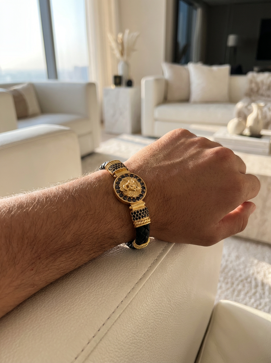 Milano Leone - Hakiki Deri Erkek Bileklik