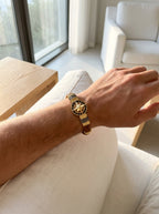 Cenova Bussola - Hakiki Deri Erkek Bileklik