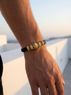 Cenova Bussola - Hakiki Deri Erkek Bileklik