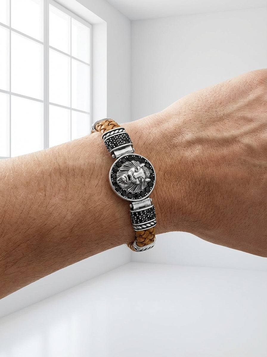 Milano Leone - Hakiki Deri Erkek Bileklik