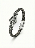 Bergamo Aquila - Hakiki Deri Erkek Bileklik