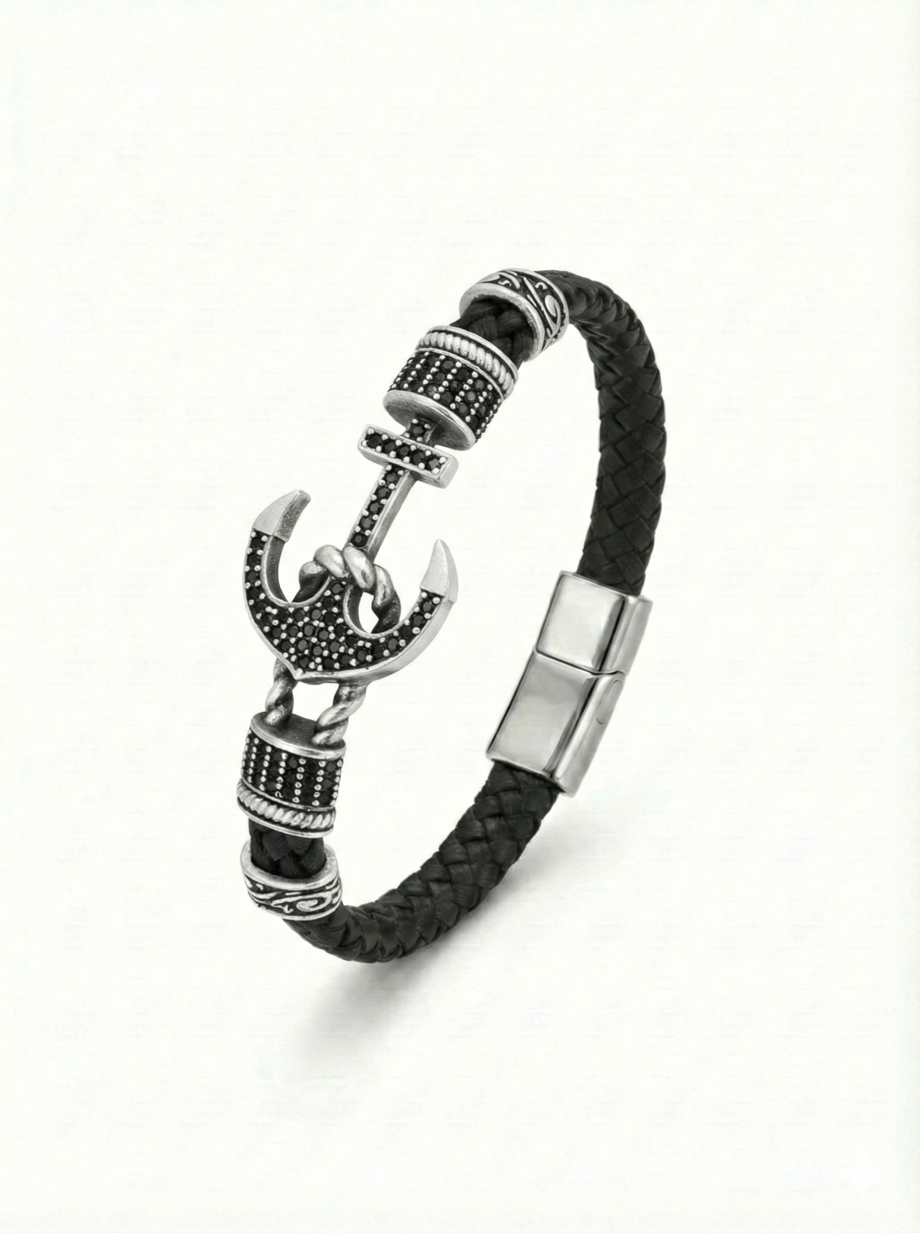 Venedik Ancora - İtalyan Deri Bileklik