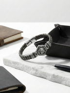 Bergamo Aquila - Hakiki Deri Erkek Bileklik