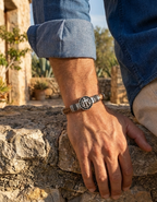 Ancona Rotta - Hakiki Deri Erkek Bileklik