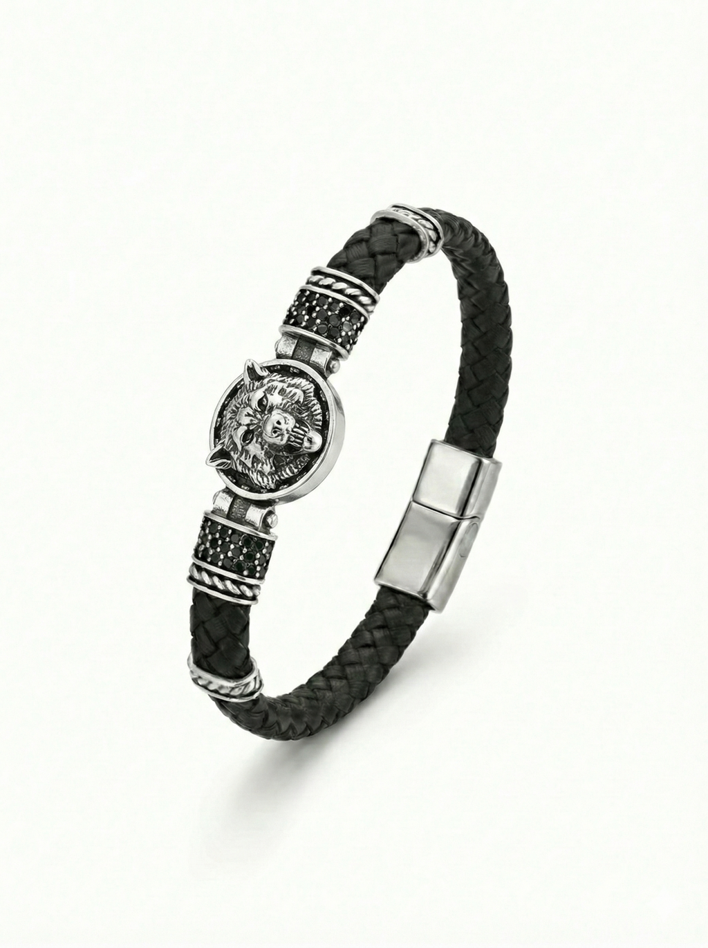 Verona Lupo - İtalyan Hakiki Deri Erkek Bileklik