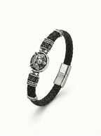 Verona Lupo - İtalyan Hakiki Deri Erkek Bileklik