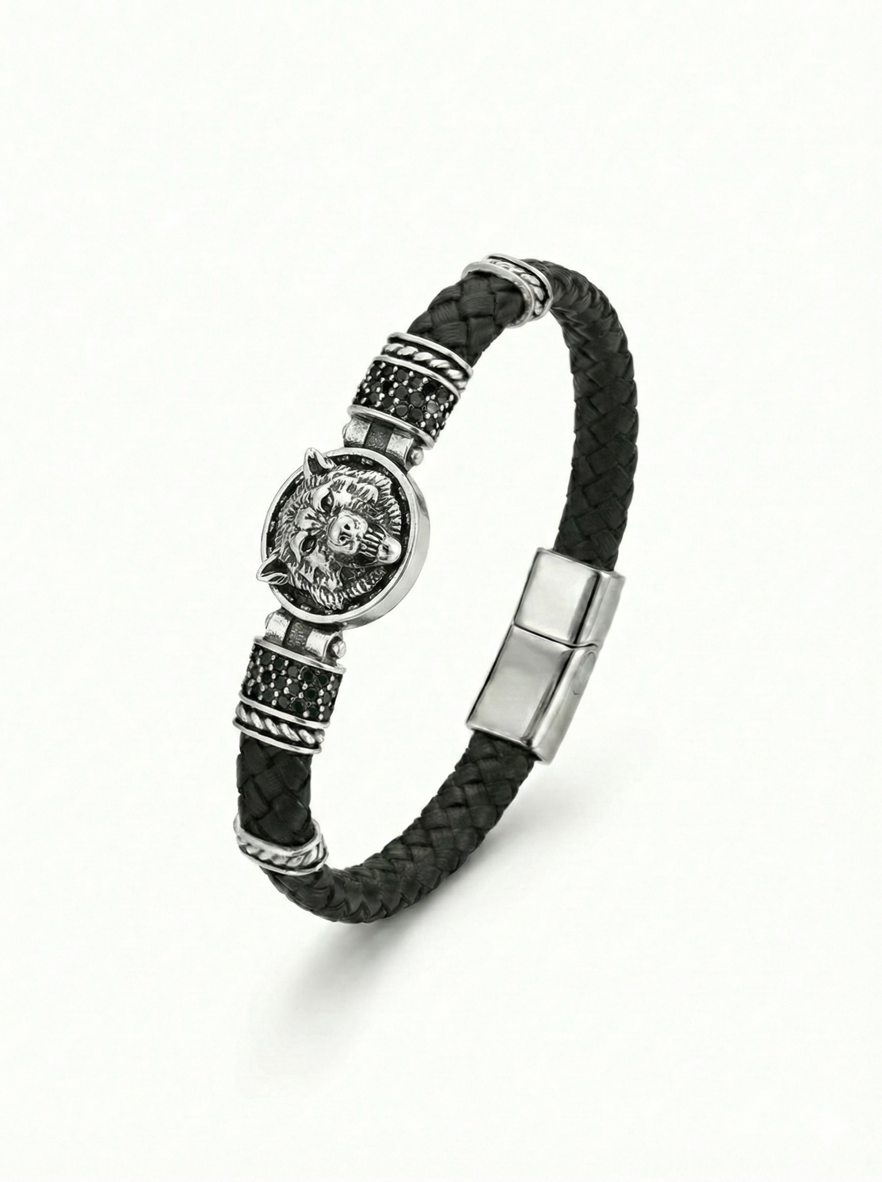 Verona Lupo - İtalyan Hakiki Deri Erkek Bileklik