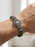 Bergamo Aquila - Hakiki Deri Erkek Bileklik