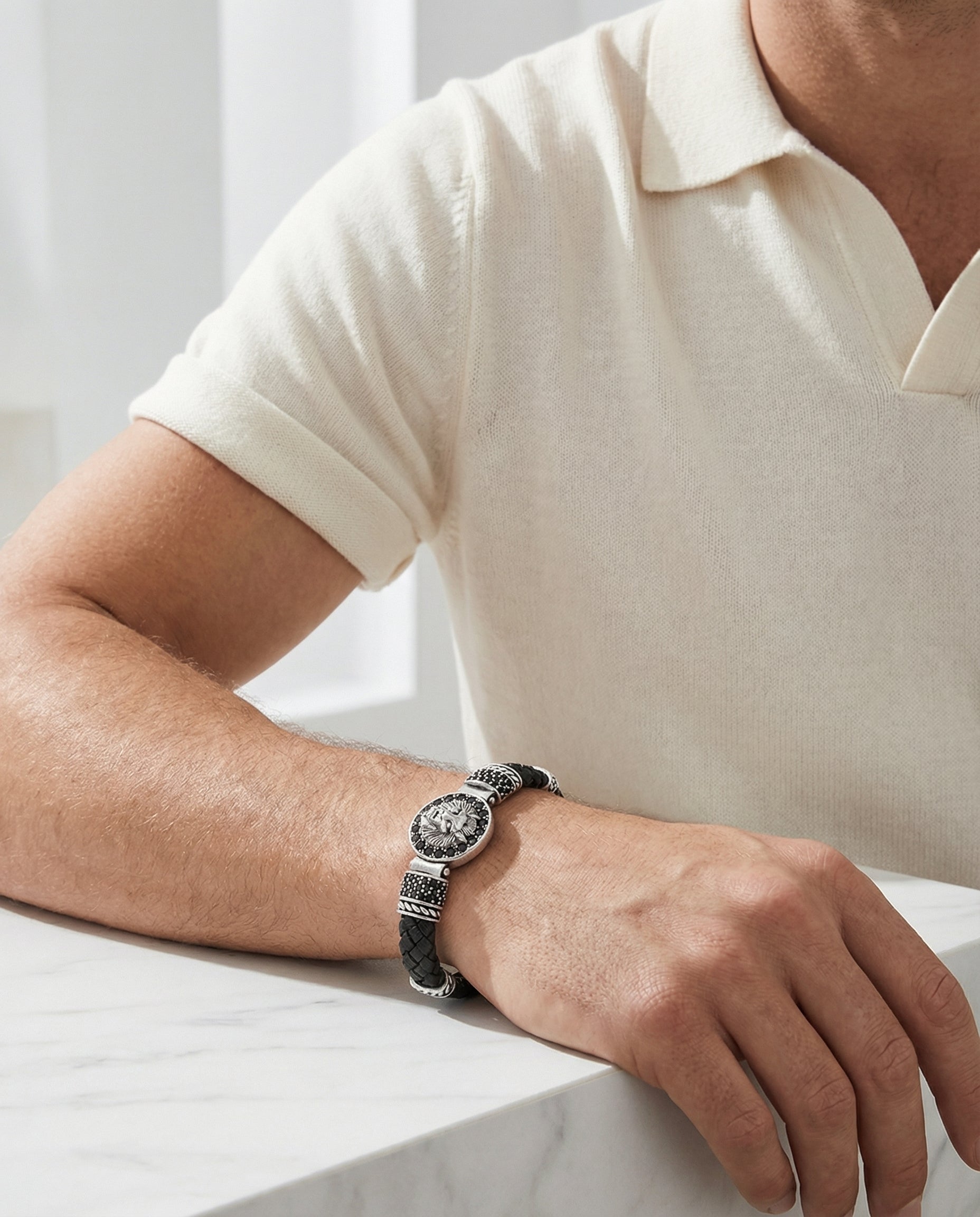 Milano Leone - Hakiki Deri Erkek Bileklik