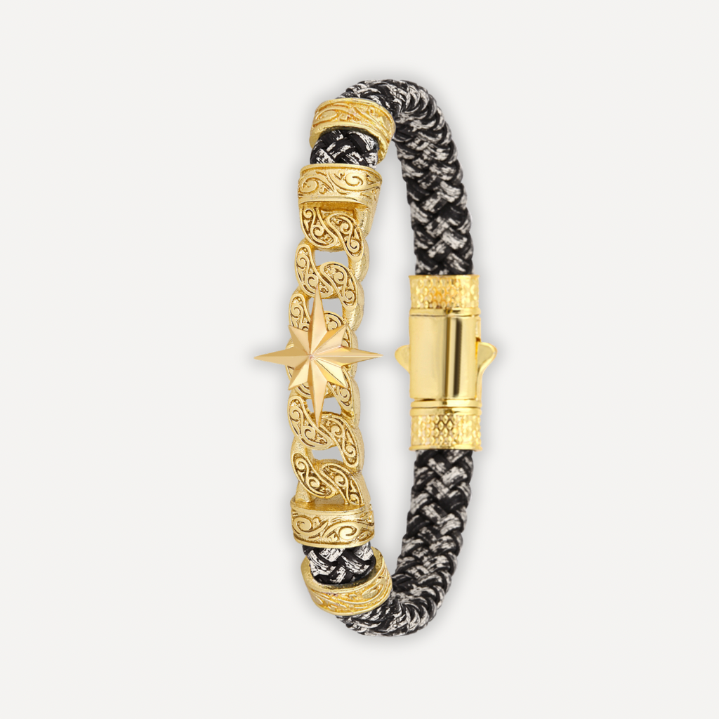 Roma Stella - Hakiki Deri Erkek Bileklik