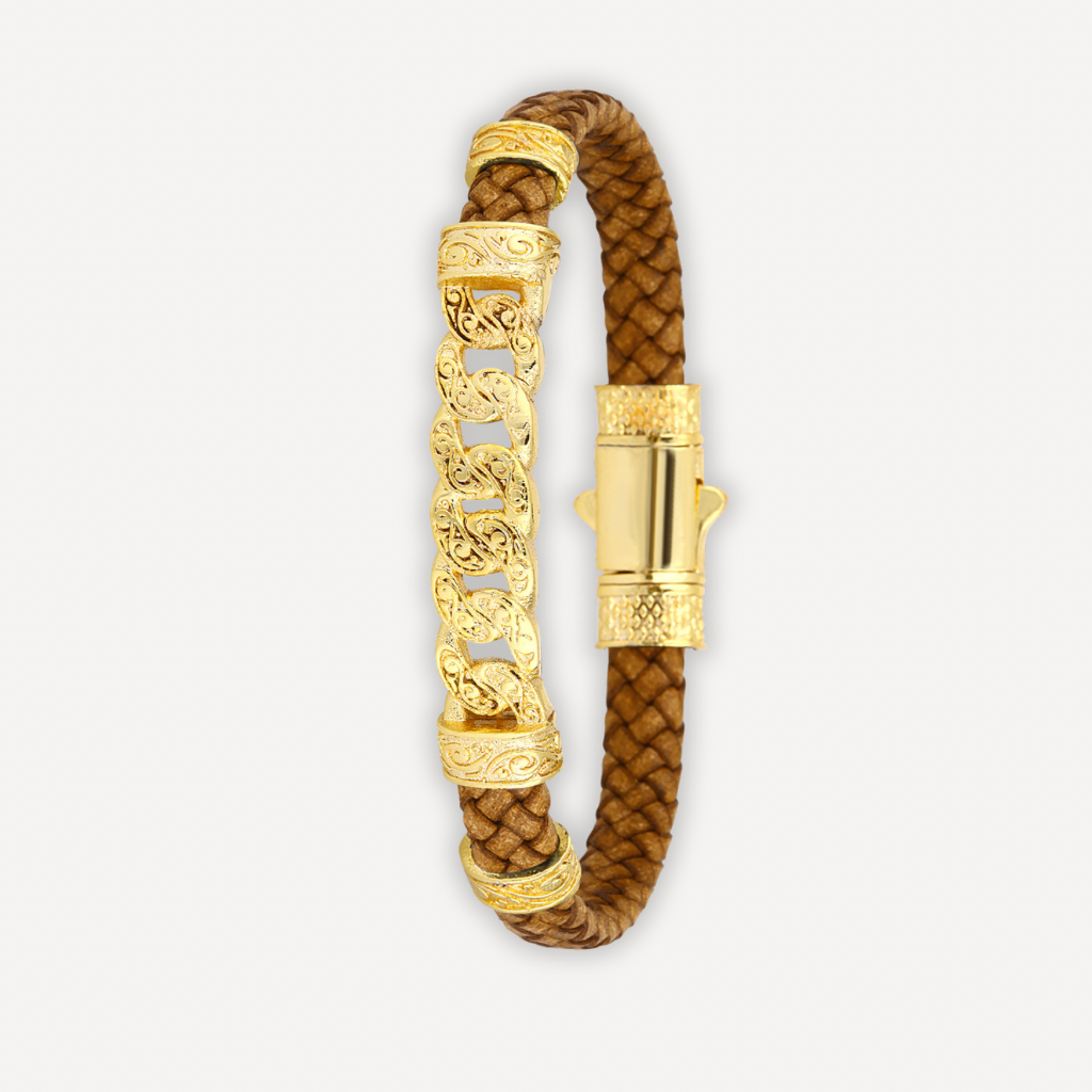 Torino Catena - Hakiki Deri Erkek Bileklik