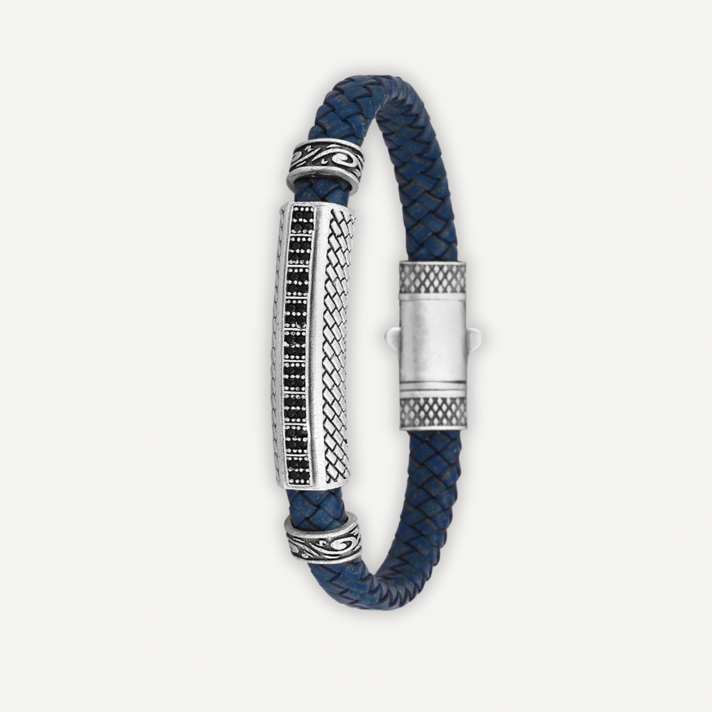 Floransa Striscia - Hakiki Deri Erkek Bileklik