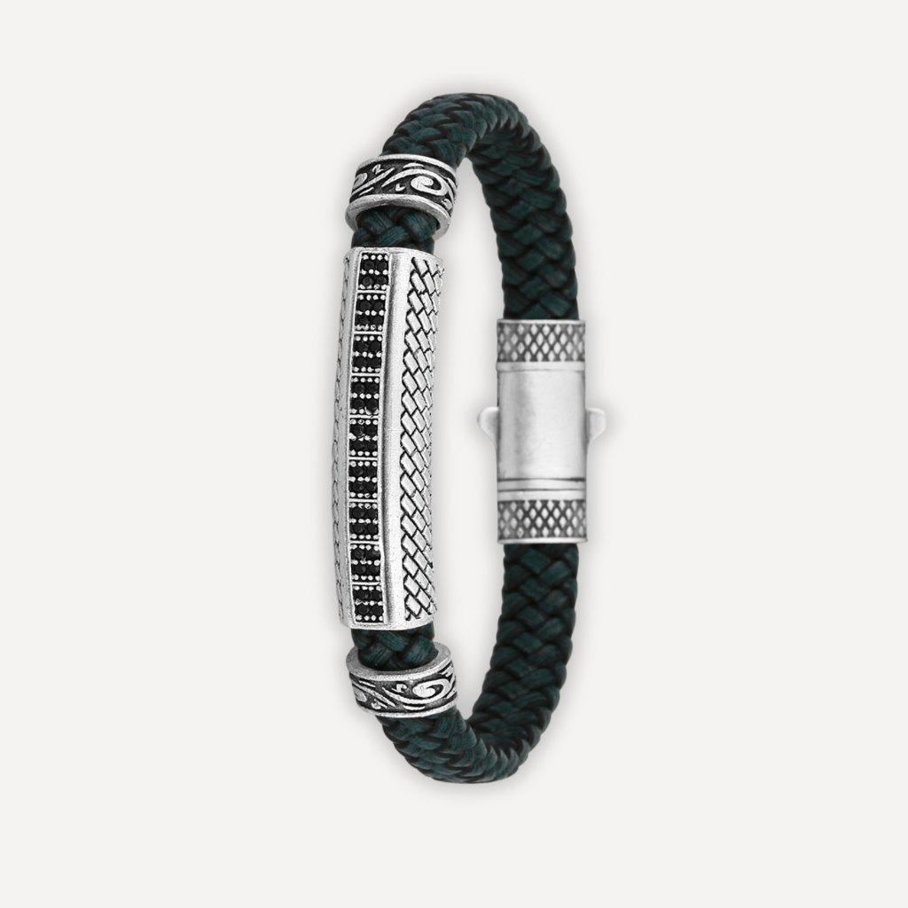 Floransa Striscia - Hakiki Deri Erkek Bileklik