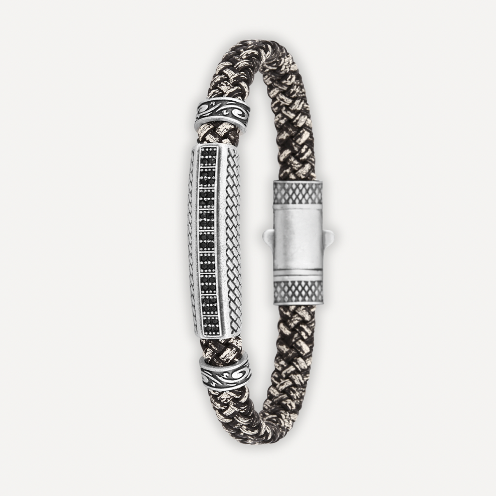 Floransa Striscia - Hakiki Deri Erkek Bileklik