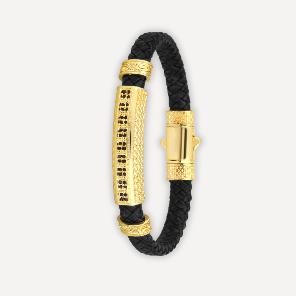 Floransa Striscia - Hakiki Deri Erkek Bileklik