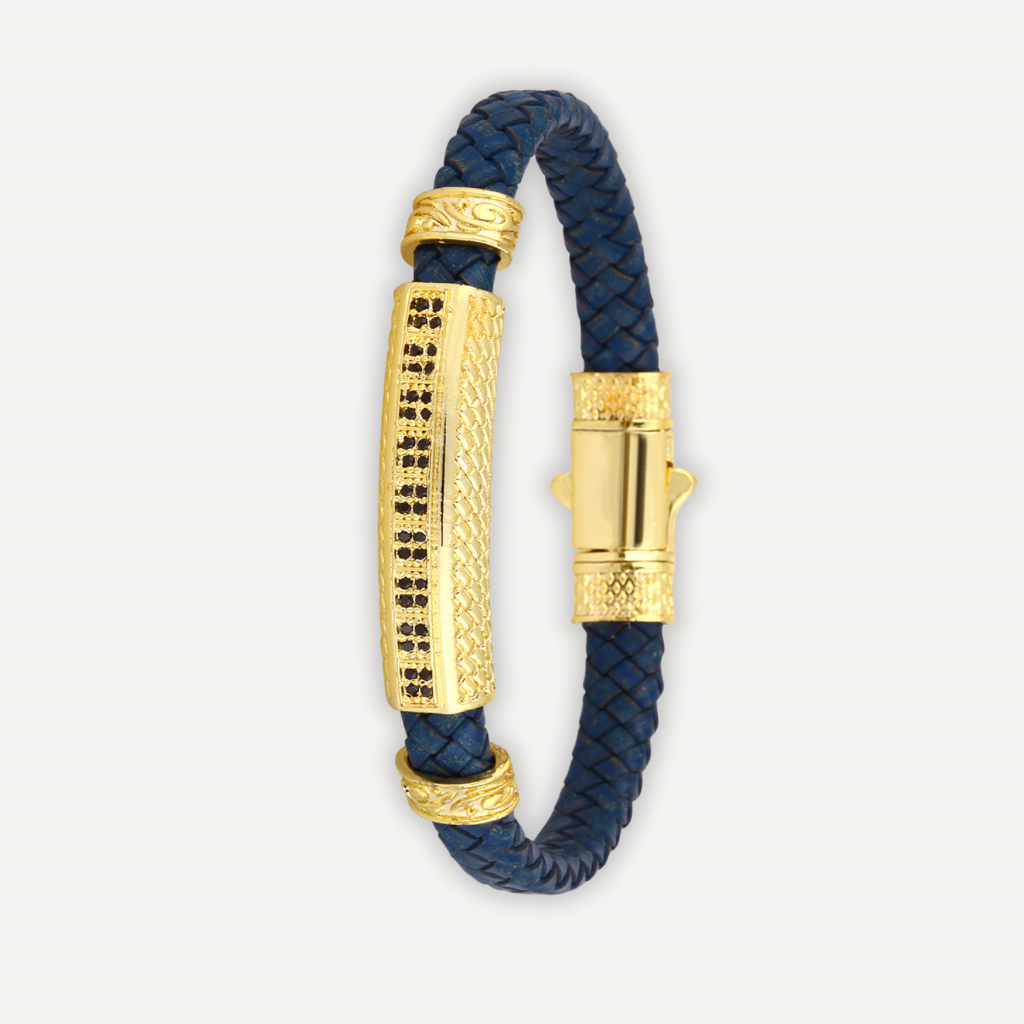 Floransa Striscia - Hakiki Deri Erkek Bileklik