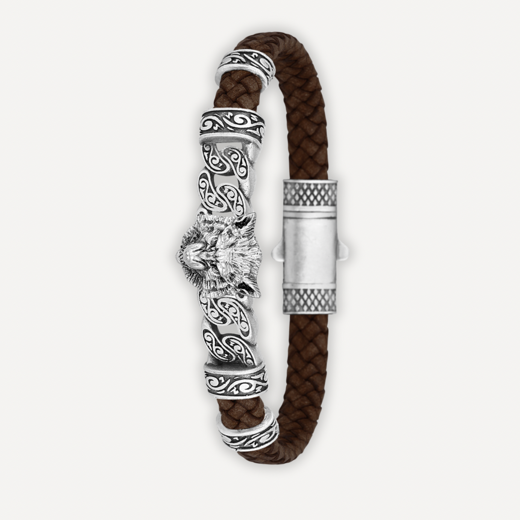 Verona Lupo - Hakiki Deri Erkek Bileklik