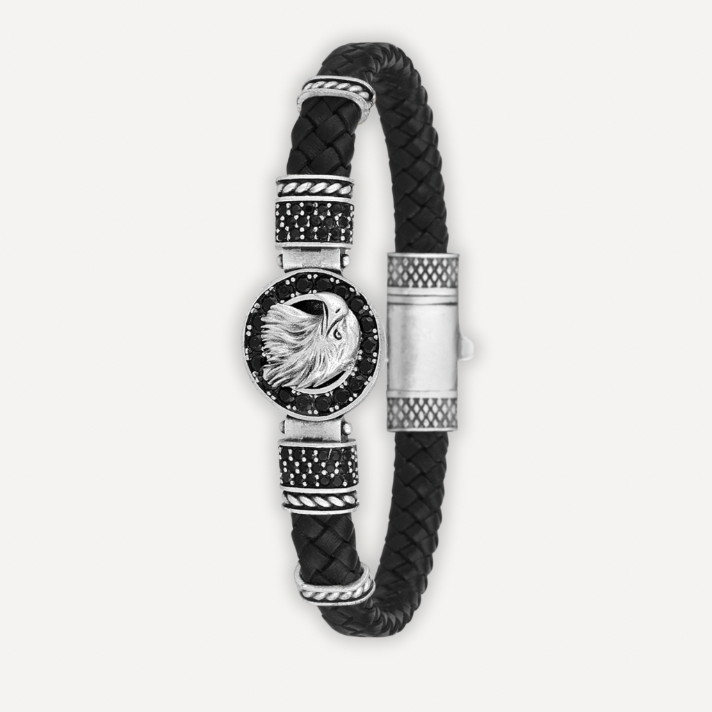 Bergamo Aquila - Hakiki Deri Erkek Bileklik