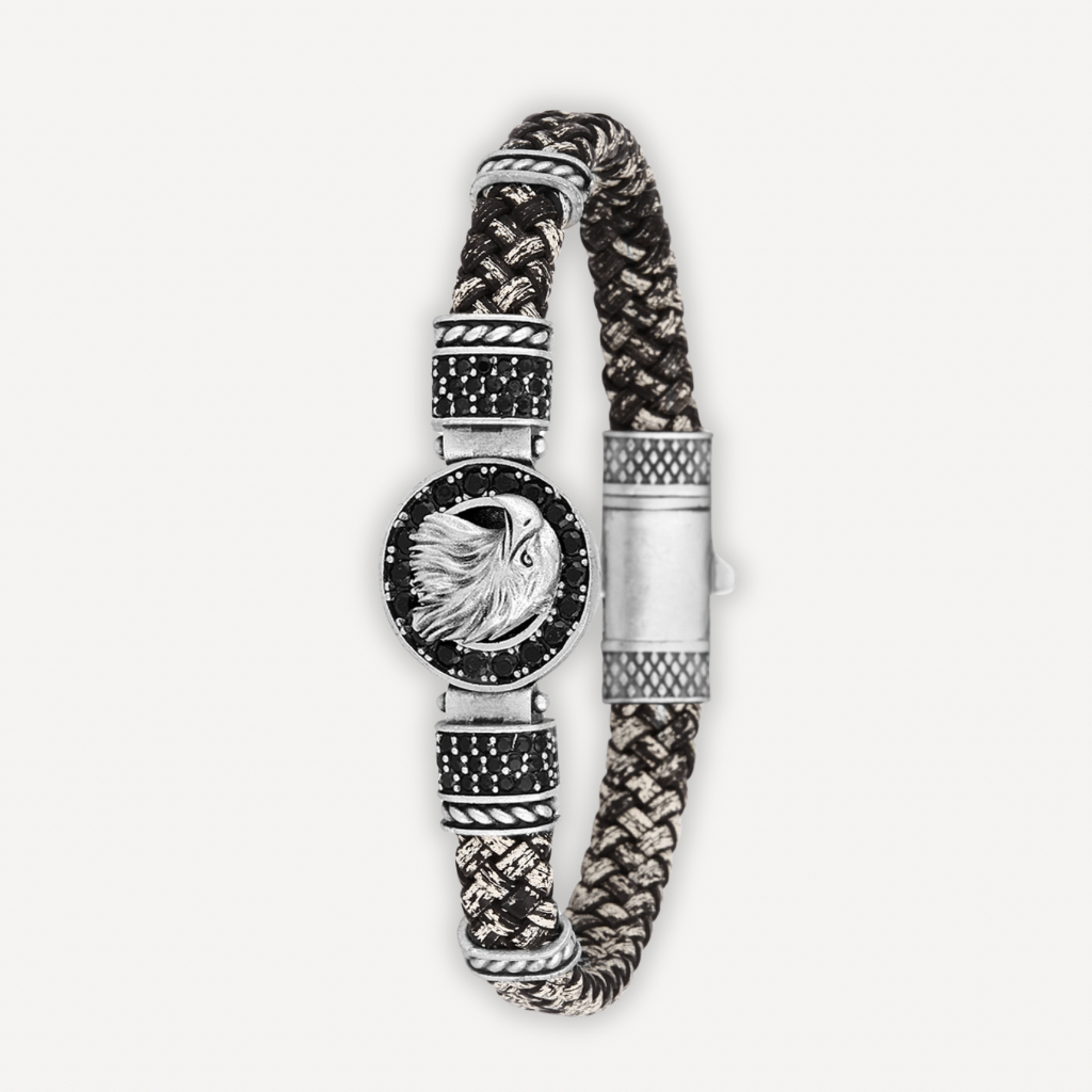 Bergamo Aquila - Hakiki Deri Erkek Bileklik