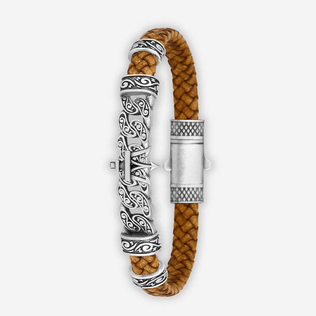 Ancona Rotta - Hakiki Deri Erkek Bileklik