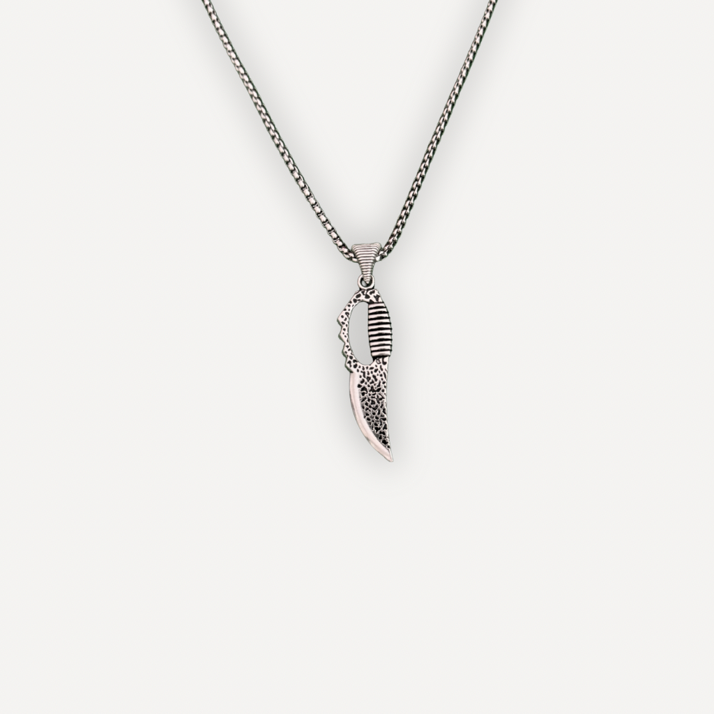 Coltello - Hançer Figürlü Çelik Kolye